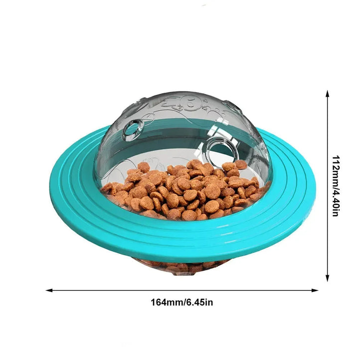 Bissfestes interaktives Hundespielzeug mit Leckerli-Spender aus robustem Material, langanhaltende Beschäftigung.