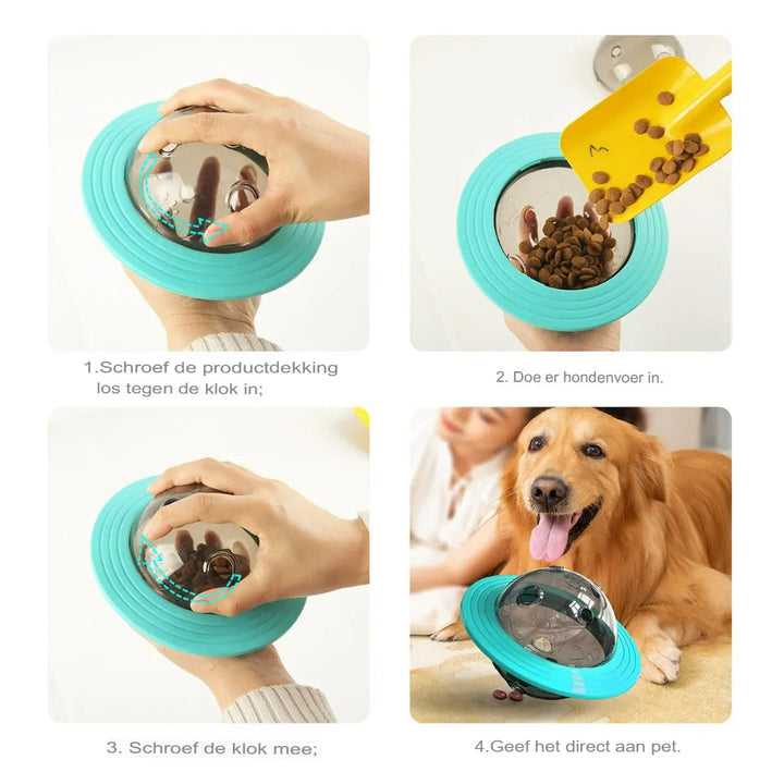 Vielseitiges Hundespielzeug gegen Langeweile: Interaktiver Futterspender & Intelligenzspielzeug für alle Hunde.