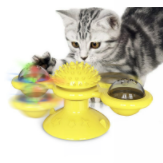 TwirlPaws interaktives Windmühlen Spielzeug, Kratzstation für Katzen, effektiver Möbelschutz.