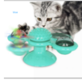 Windmühle Kratzstation TwirlPaws, interaktives Katzenspielzeug für Zahnpflege & Möbelschutz.