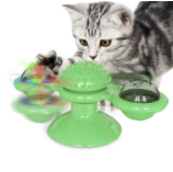 Katzen Windmühlen Spielstation TwirlPaws, interaktiv, Zahnpflege & Möbelschutz.
