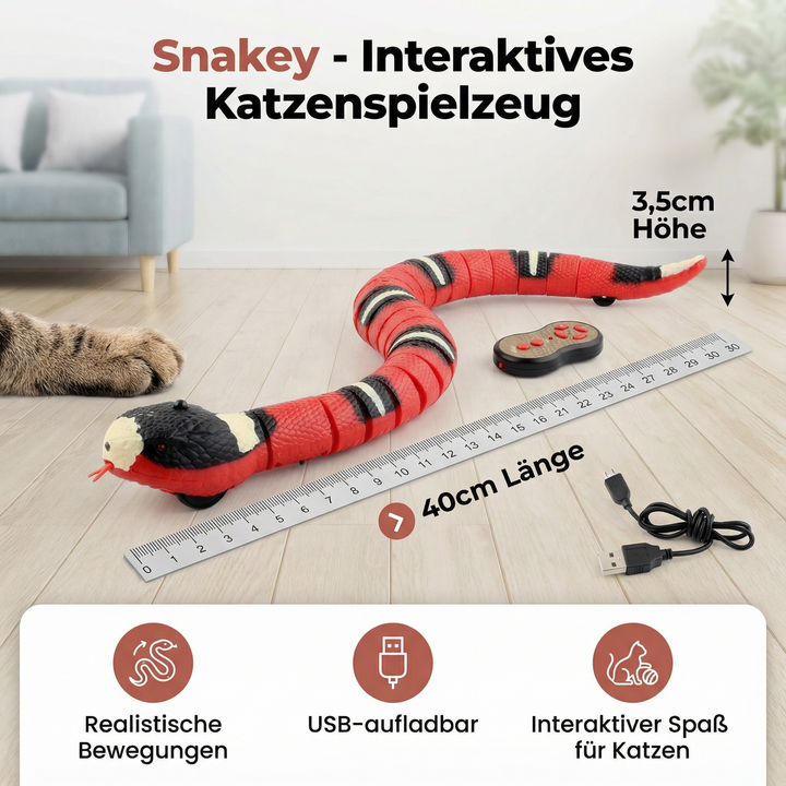 Modernes interaktives Katzenspielzeug für Jagdspiel & Aktivität. Hält Ihren Stubentiger fit und unterhalten.