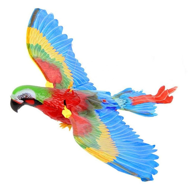 Interaktives Katzenspielzeug FeatherFlight™ mit bunten Federn – perfekt für neugierige Katzen.