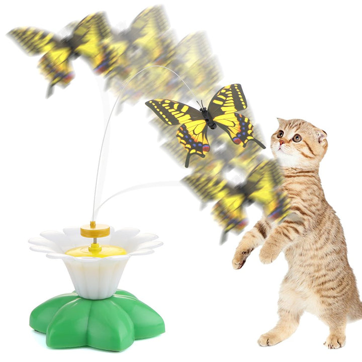 Katzenspielzeug FlutterPaw: Schmetterling & Kolibri interaktiv. Perfekt für Spiel & Beschäftigung Ihrer Katze.