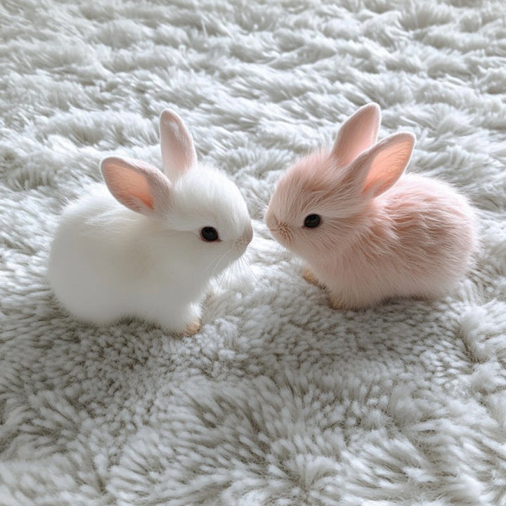 Interaktives KuschelHasi Plüschtier in Aktion, ein weicher Plüschhase, der Kinder zum Spielen und Kuscheln animiert.