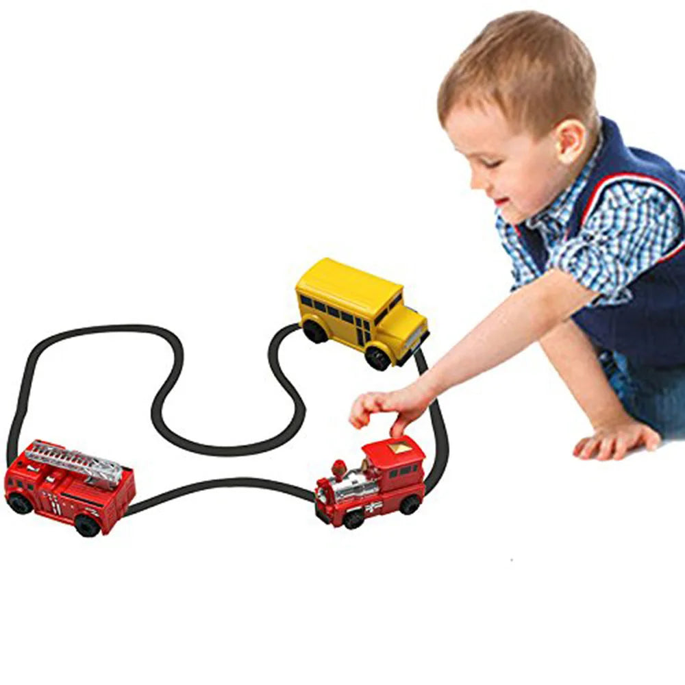 Interaktives Linienverfolgungsauto für Kinder, ein kreatives Lernspielzeug zur Förderung der Motorik.