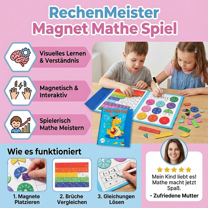 Kinder lernen Mathematik spielend leicht mit diesem interaktiven Lernspielzeug. Fördert logisches Denken & Zahlenverständnis.