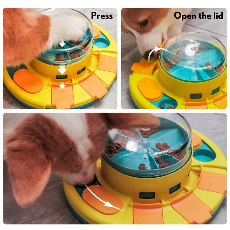 Gesundes Anti-Schlingen-Hundespielzeug PlayFeed. Fördert langsames Fressen & Verdauung. Ideal für Welpen & Hunde.