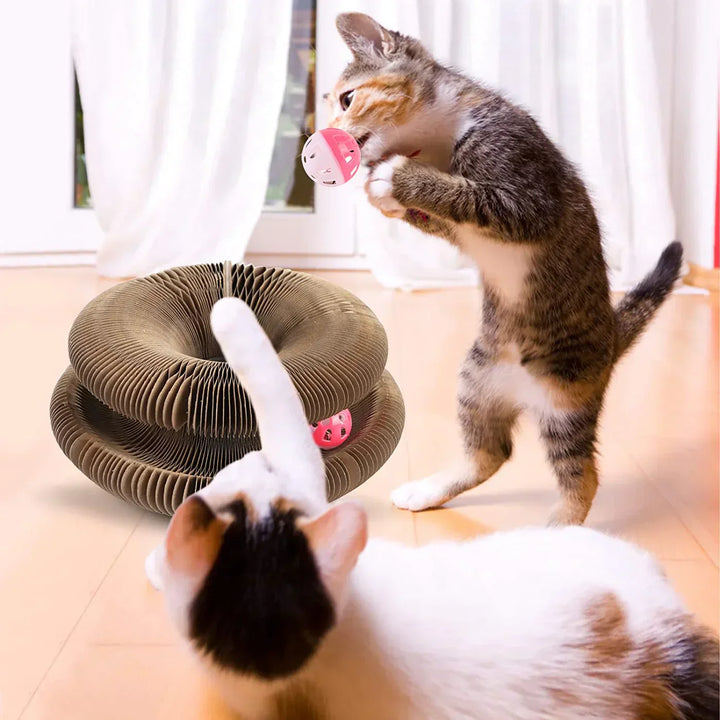 Interaktives PurrFit Katzenspielzeug für aktiven Spielspaß. Fördert Bewegung & mentales Training.