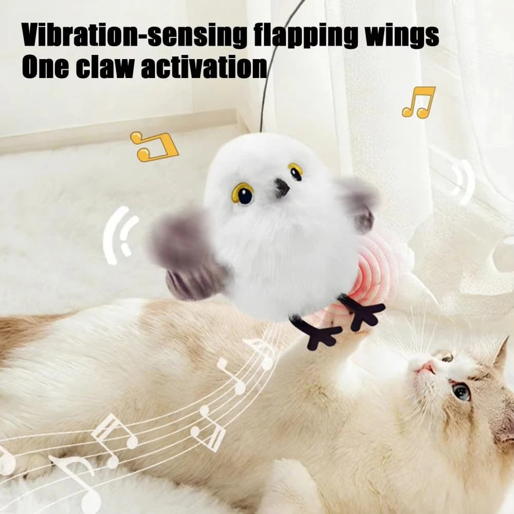 Vogel Katzenspielzeug stimuliert natürlichen Jagdtrieb, ideal für aktive Indoor-Katzen Beschäftigung & Anti-Langeweile.