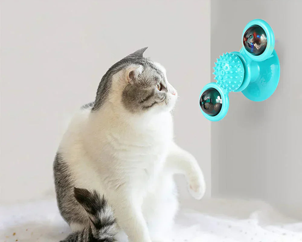 Motorikspielzeug Windmühle WhirlPlay. Fördert Geschicklichkeit & Koordination Ihrer Katze.