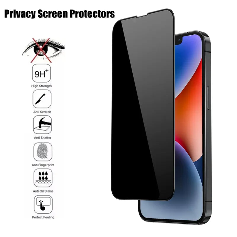 Hochwertiges iPhone Panzerglas für Privatsphäre. Klarer Sichtschutz, kratzfest & stoßfest. Optimaler Handy Displayschutz.