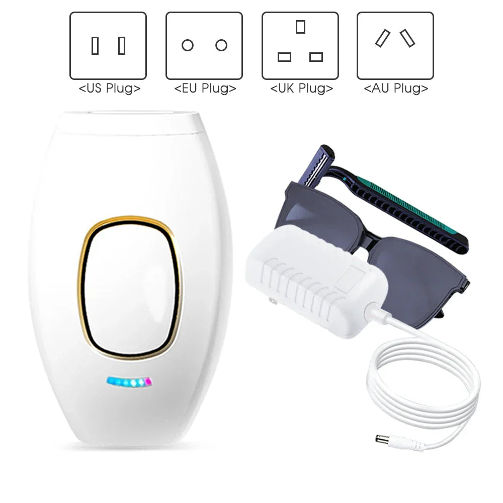 Modernes IPL Gerät für effektive Haarentfernung. Erleben Sie dauerhaft glatte Haut mit diesem schmerzfreien Epilierer.