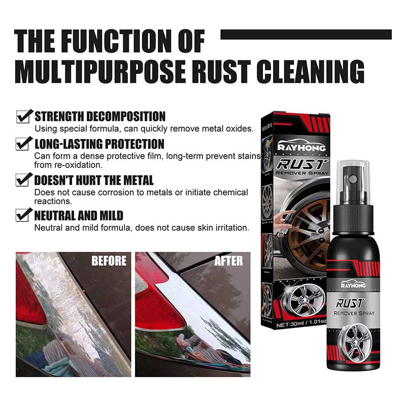 Rostentferner Spray auf rostigem Werkzeug; für Werkzeugpflege, Anti-Rost & Oberflächenschutz.