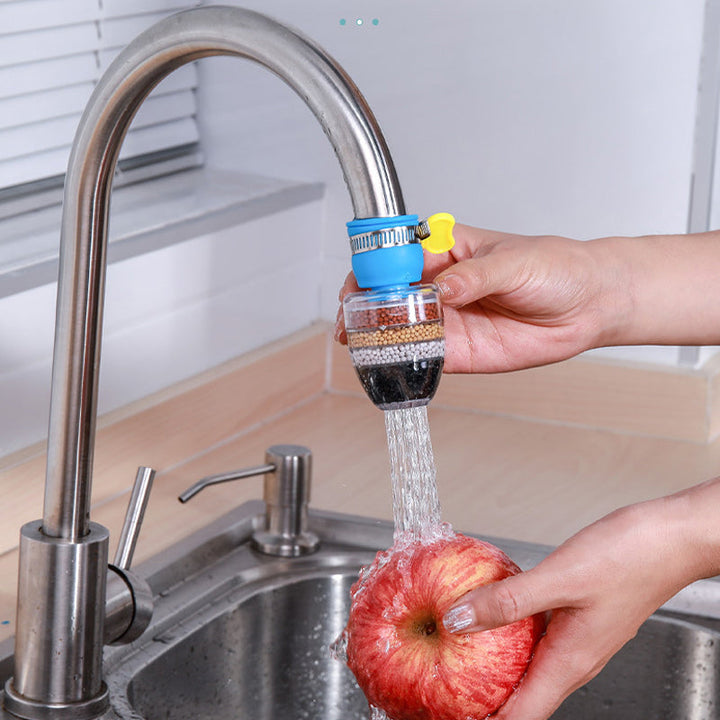 Gesundes Trinkwasser dank Kalkfilter am Küchenwasserhahn; für besseren Geschmack.