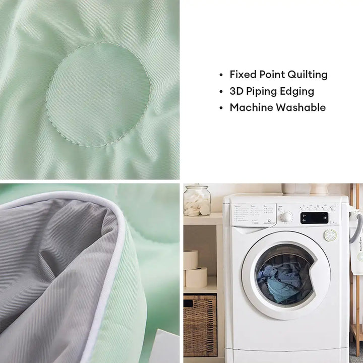 Innovativer Eissilk kühlende Decke. Sorgt für angenehme Temperaturen und erholsamen Schlaf in warmen Nächten.