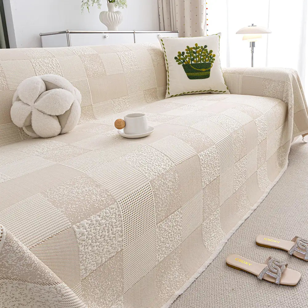 Hautfreundlicher und atmungsaktiver Sofaüberwurf für maximalen Komfort im Wohnzimmer. Perfekt für empfindliche Haut.