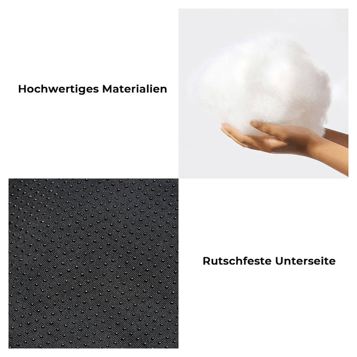 Waschbares Hundesofa aus Eisseide. Sorgt für Kühlung und Hygiene an warmen Tagen.