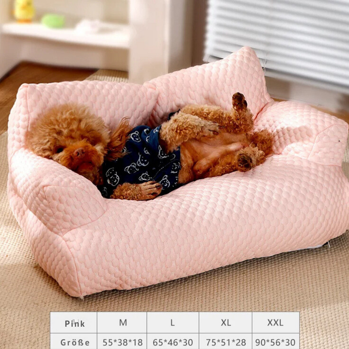 Stylisches, kühlendes Haustiersofa mit strapazierfähigem Bezug; bietet Hunden & Katzen optimalen Komfort.