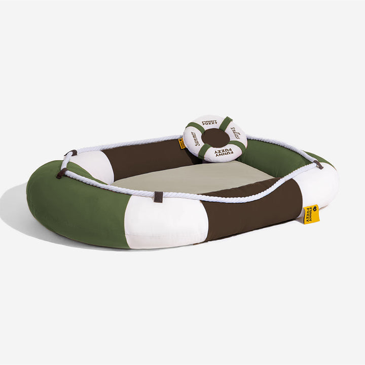 Pflegeleichtes, kühlendes Hundebett, wasserdicht & rutschfest, für entspannte Sommermomente.