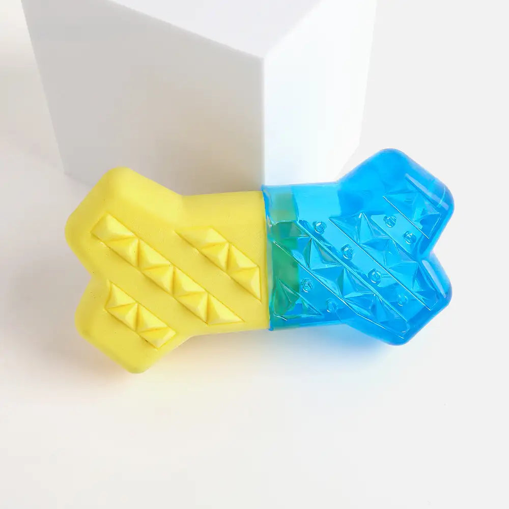 Erfrischendes Kühlspielzeug für Hunde, wassergefüllt, lindert Zahnfleischschmerzen bei Welpen & Kauer, TPR.