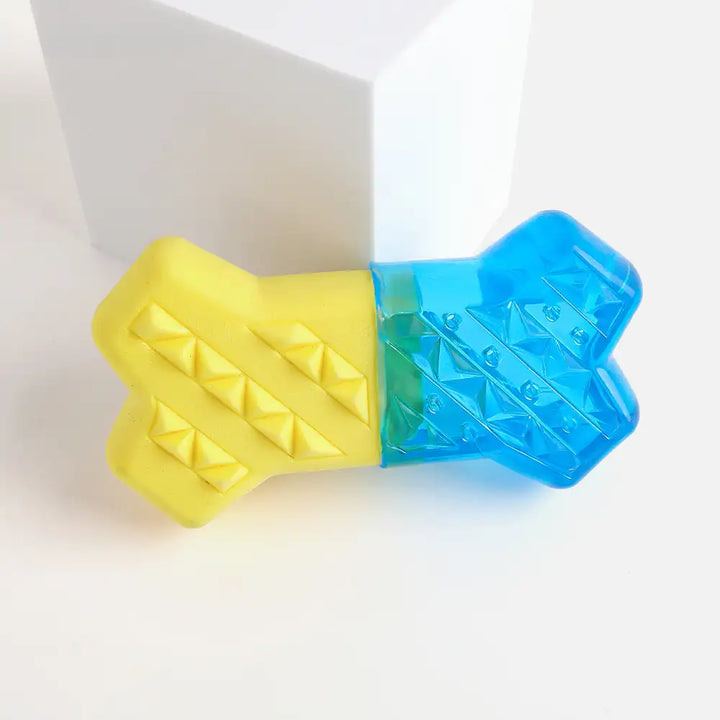 Erfrischendes Kühlspielzeug für Hunde, wassergefüllt, lindert Zahnfleischschmerzen bei Welpen & Kauer, TPR.