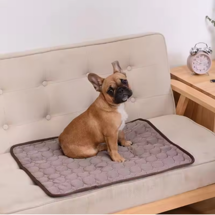 Kühlmatte für Haustiere, ideal für Hunde & Katzen im Sommer; bietet sofortige Abkühlung & Komfort.