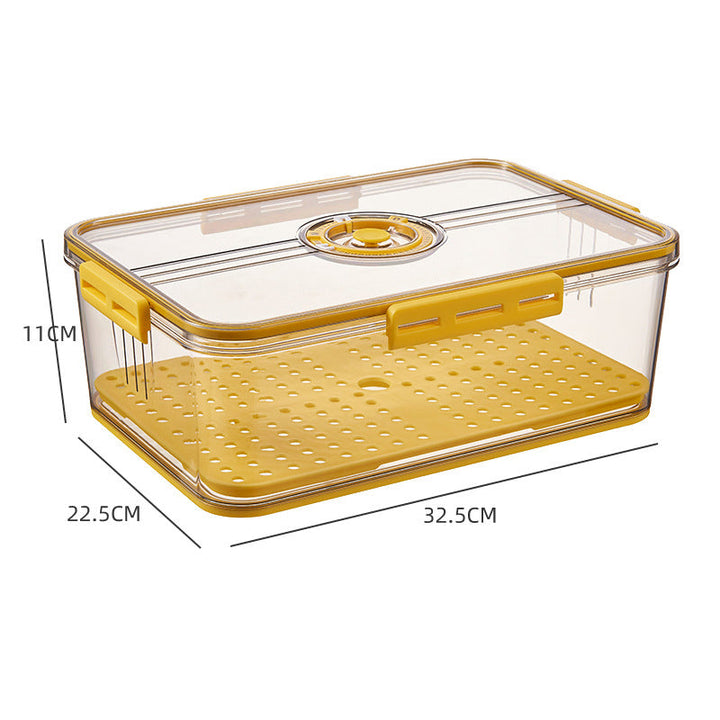 Kühlschrank-Ordnungsboxen, transparent & stapelbar, für eine organisierte Küche.