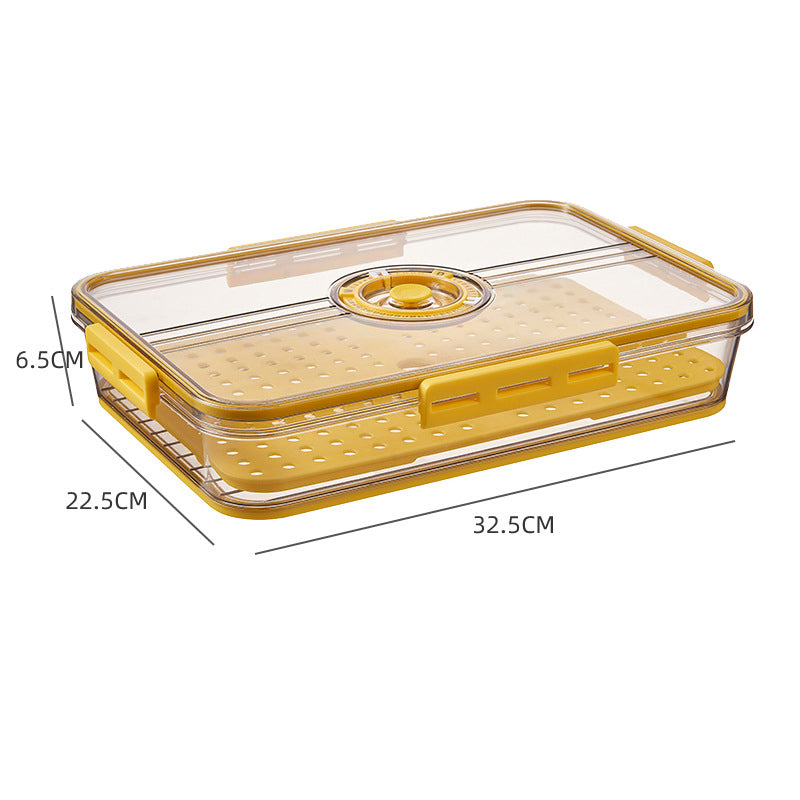 Hochwertiger Kühlschrank-Organizer für langanhaltende Frische & perfekte Ordnung.