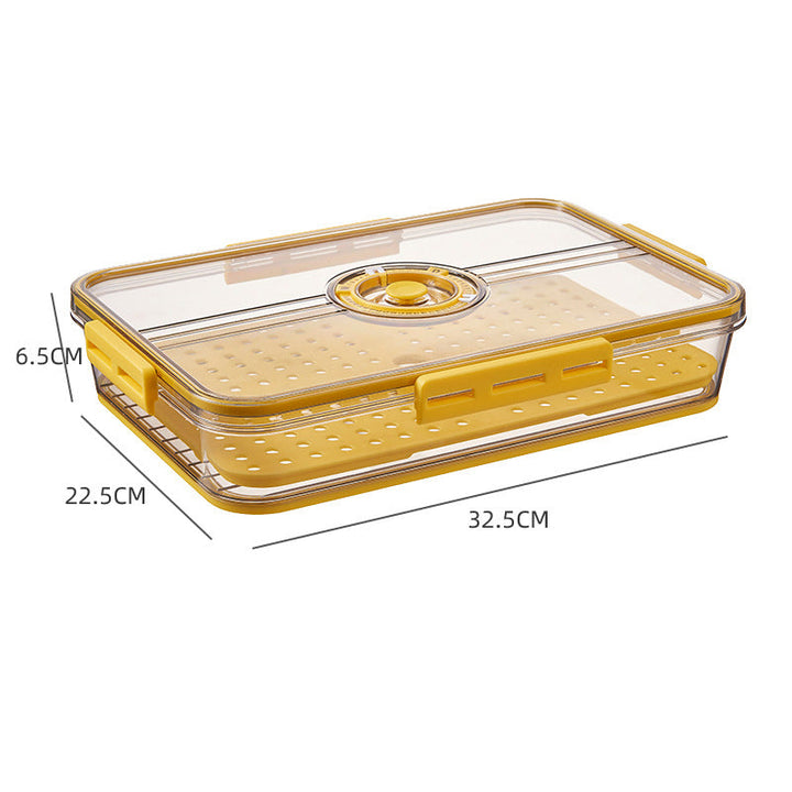 Hochwertiger Kühlschrank-Organizer für langanhaltende Frische & perfekte Ordnung.