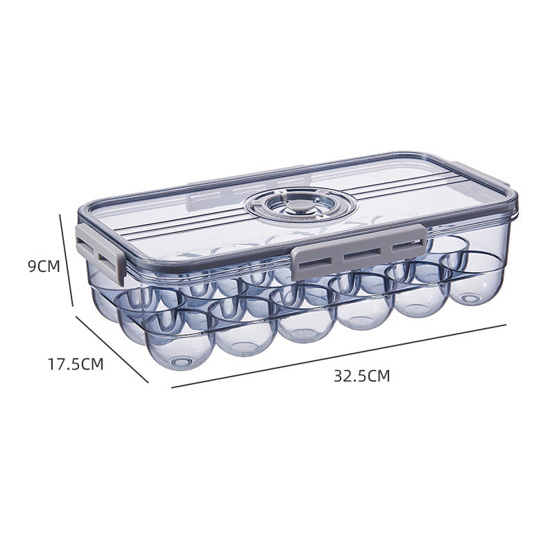 Kühlschrank-Organizer-Set: Stapelbare, transparente Boxen für frische Lebensmittel & Ordnung.