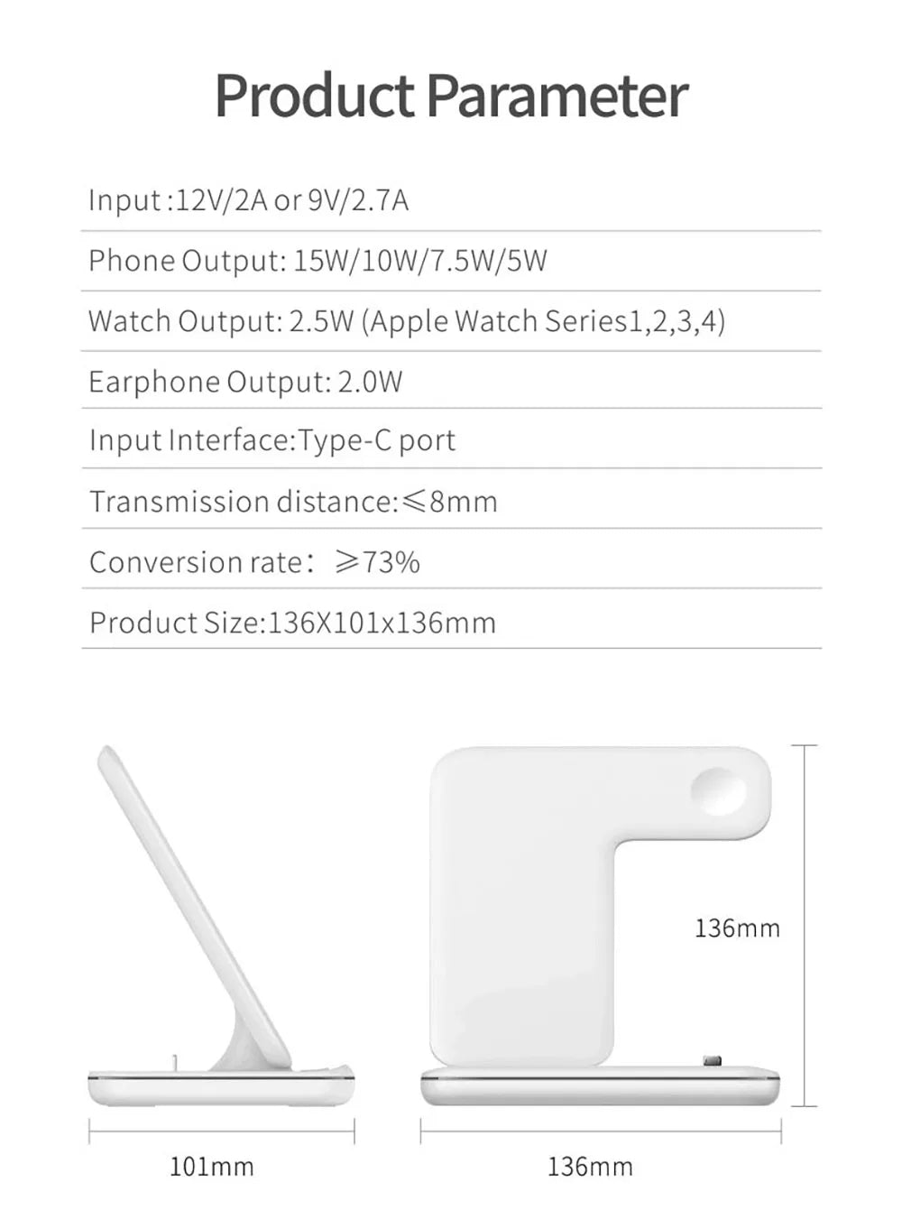 Schreibtisch-Ladestation: iPhone, Apple Watch, AirPods kabellos schnell und ordentlich laden.