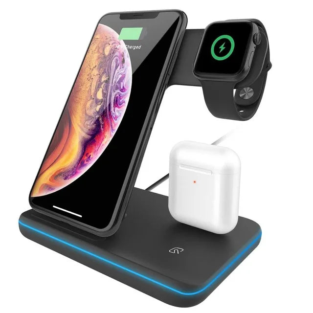 15W kabelloses Schnellladegerät für Apple Geräte mit USB-C Anschluss.