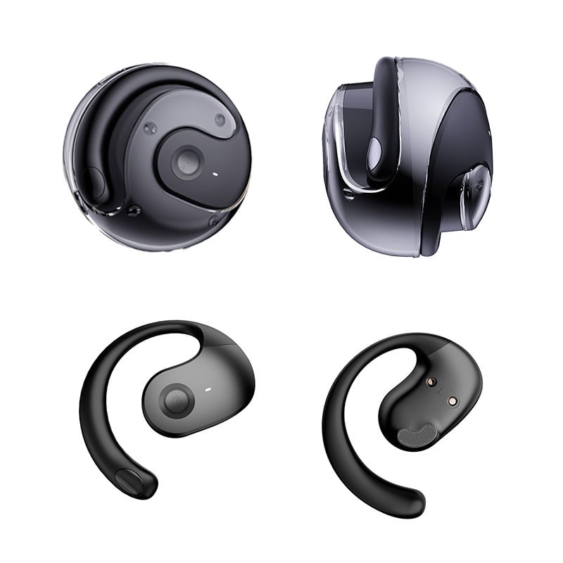 Kabellose Bluetooth Kopfhörer mit HiFi-Sound, offenes Design für Sport & Freizeit, Typ-C.
