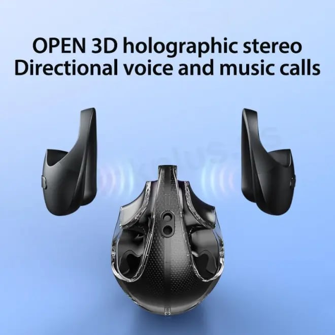 Sport-Bluetooth-Kopfhörer mit HiFi-Sound, kabellos, sicherer Halt, perfekt für Training & Outdoor.
