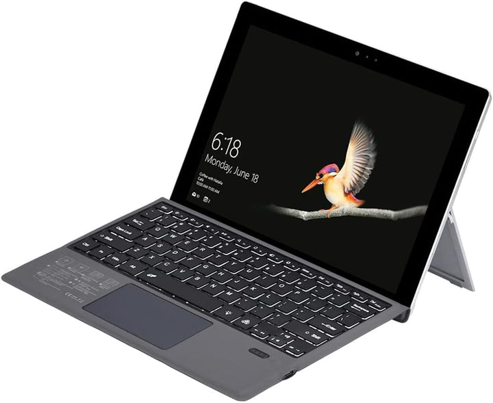 Bluetooth-Tastatur für Surface Pro, kabellos verbindbar, optimiert für Tablet-Zubehör.