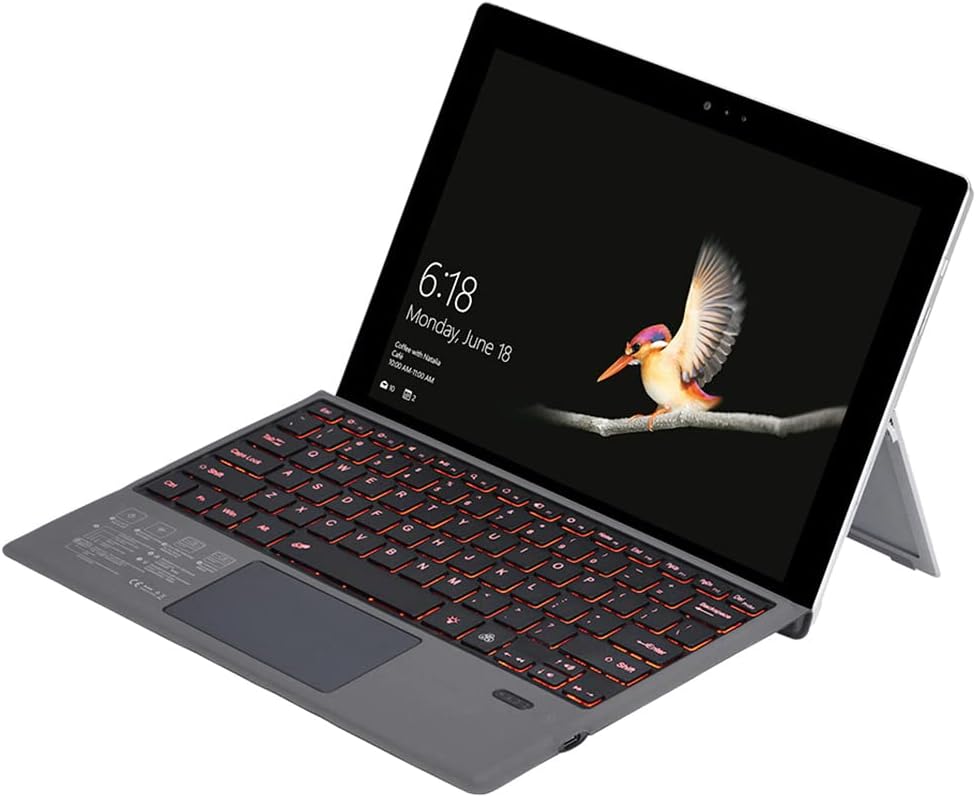 Nexora kabellose Bluetooth-Tastatur mit Touchpad für Surface Pro – für nahtlose Integration.
