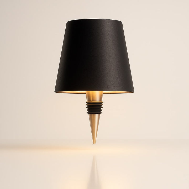 Eleganter dimmbarer Flaschenlampen-Aufsatz, kabellos. LED-Stimmungslicht für Tischdeko & Wohnaccessoires.