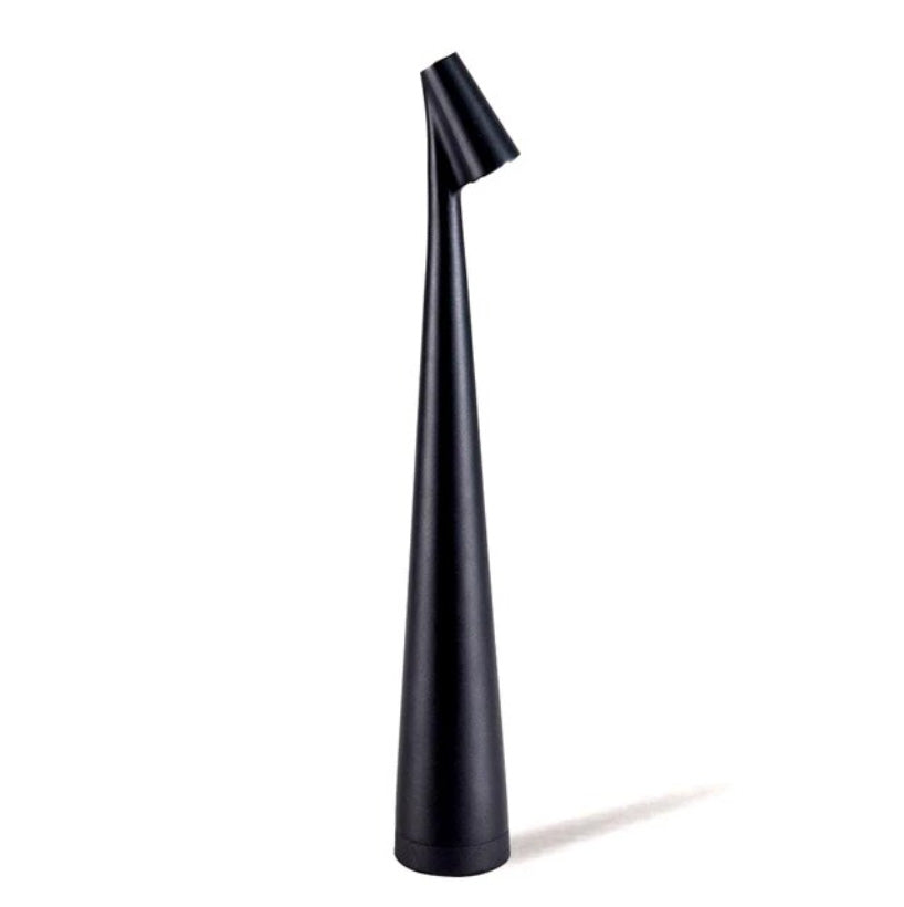 Moderne Aluminium LED Tischlampe, kabellos, dimmbar, wiederaufladbar. Zeitloses Design, langlebig und funktional.