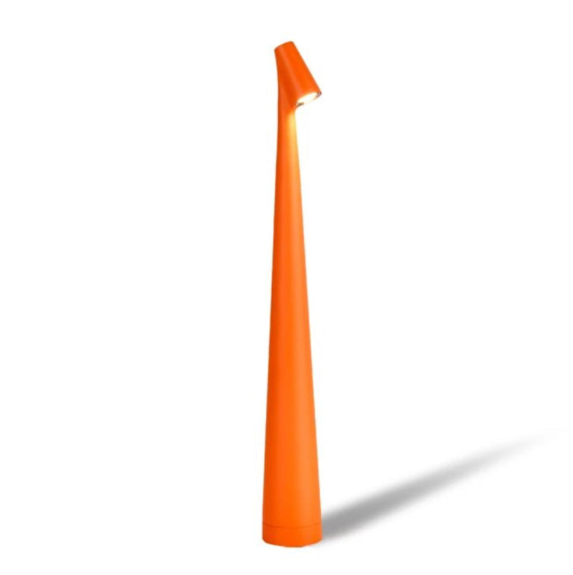 Dimmbare kabellose LED Tischlampe, wiederaufladbar, modernes Design. Warmweißes Licht für eine angenehme Umgebung.