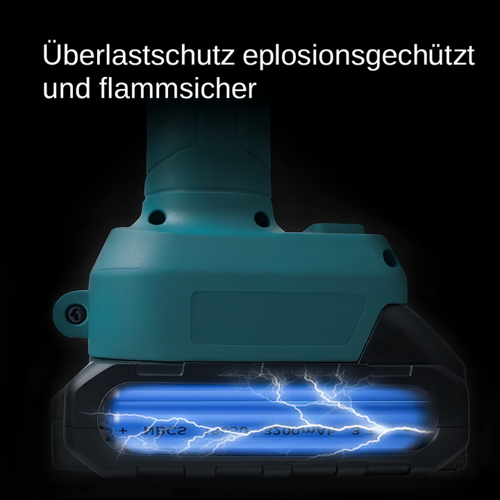 Ergonomischer Griff der kabellosen Astschere für komfortable Gartenpflege und ermüdungsfreies Arbeiten.