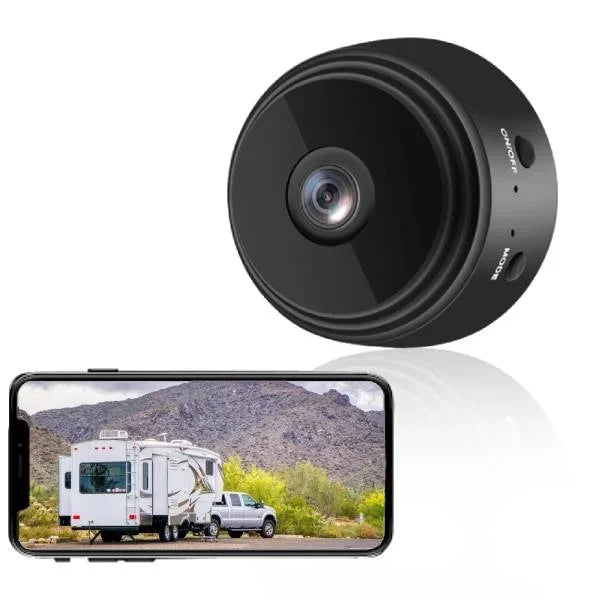Kabellose HD-Rückfahrkamera für Wohnmobile & LKW, wasserdicht mit Bewegungserkennung für sicheres Parken.