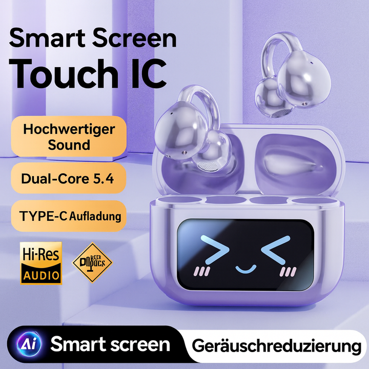 Ergonomische KlangBuddz In-Ear-Kopfhörer mit Hi-Res Audio, 360-Grad-Sound für ultimatives Hörerlebnis.
