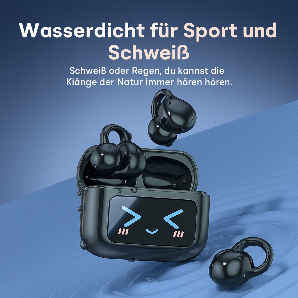 Hochwertige KlangBuddz Touch Kopfhörer: Hi-Res Audio, lange Akkulaufzeit & ergonomisches Design für jeden Tag.