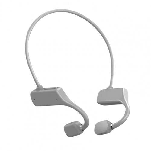 Wasserdichte, leichte Knochenschall-Sportkopfhörer mit Bluetooth, Freisprechfunktion und sicherem Sitz für Aktive.