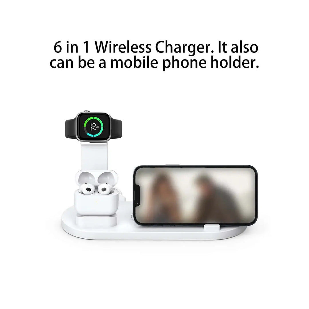 Minimalistisches Design des Chargix Ladegeräts. Elegantes Tech Zubehör für Ihren Apple-Arbeitsplatz.