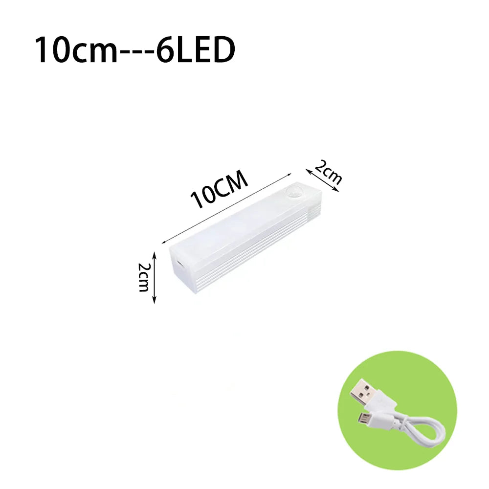 Kompakte LED Bewegungssensorleuchte, drahtlos, perfekt für Treppen, Schränke, dunkle Ecken im Haus.