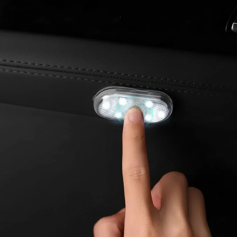 Flexible kabellose LED Leselampe für Autos, ideal für bequemes Lesen und Kfz-Innenraumbeleuchtung auf Reisen.