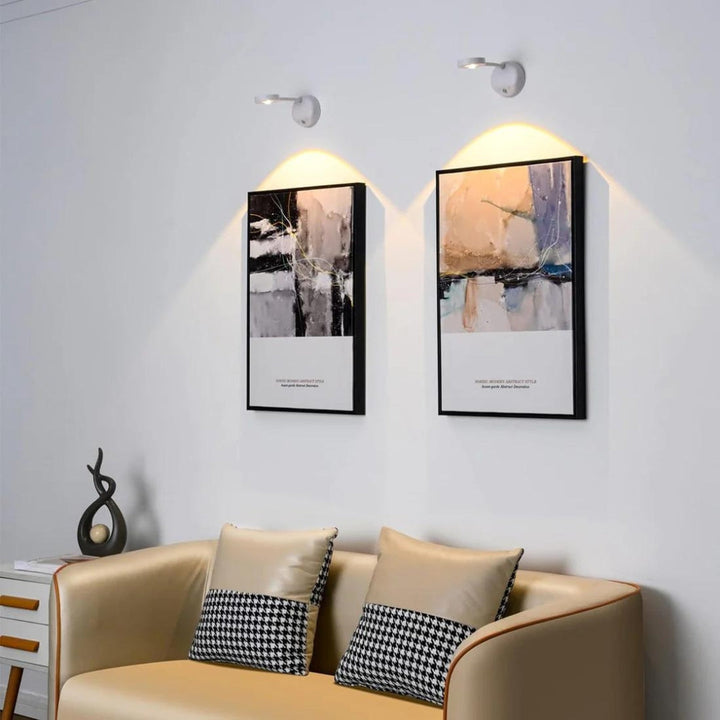 Smartes, kabelloses LED-Licht mit Bewegungssensor; USB-C aufladbar, ideal als dimmbare Innenlampe.