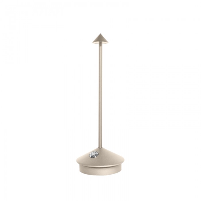 Zeitlose kabellose LED-Tischlampe. Dimmbar, vielseitig für Innen- & Außenbereich geeignet.